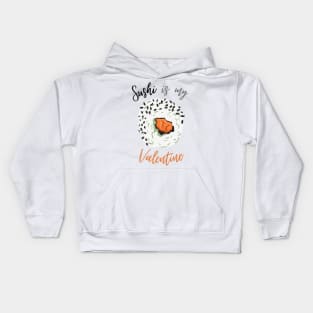 Sesame Sushi Is My Valentine Kids Hoodie